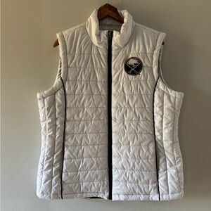 Women’s NHL Buffalo Sabres Winter Puffer Vest, hockey, size XXL, jacket, coat